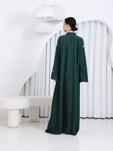 Abaya Hanan vert foncé