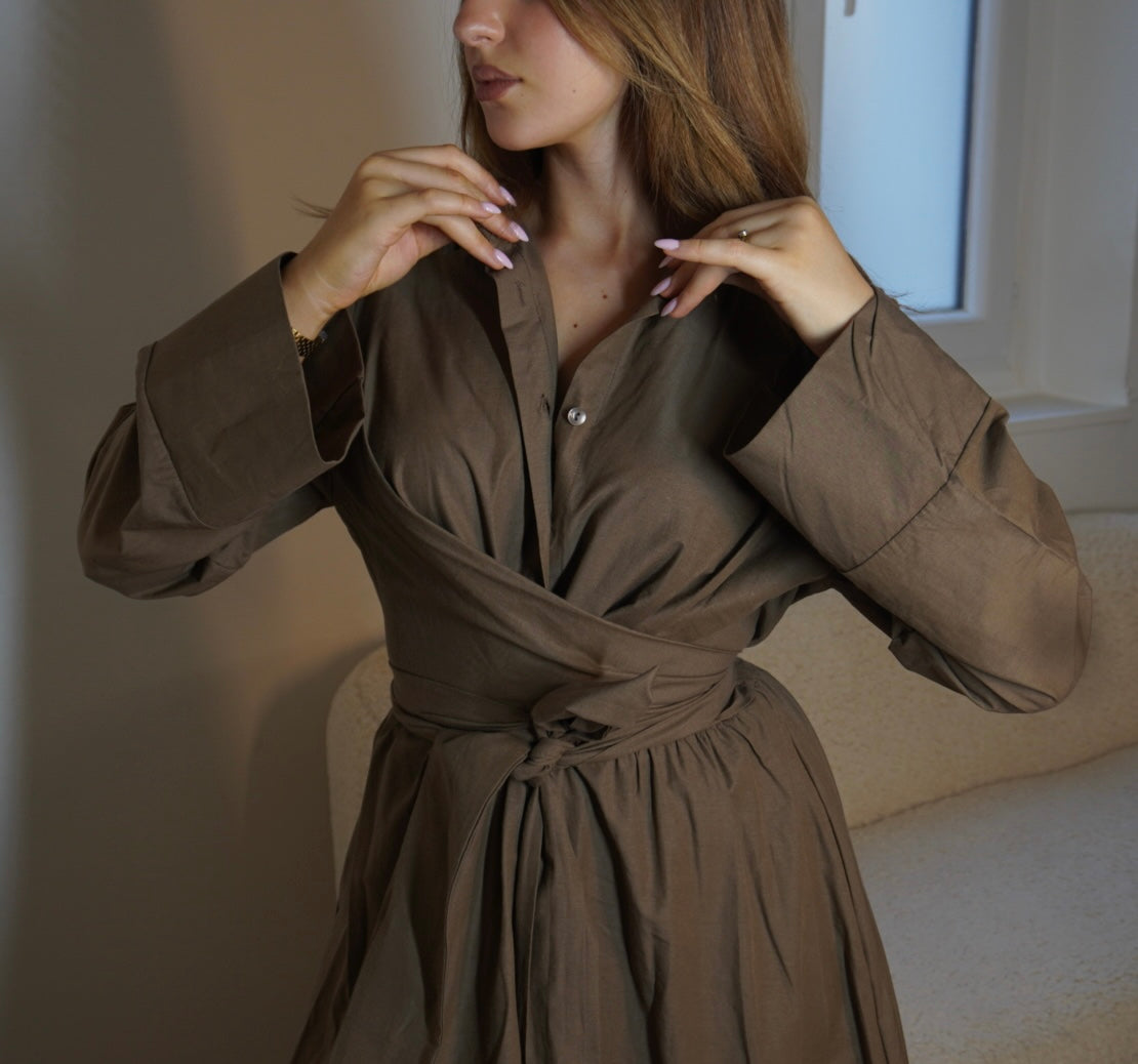 Robe Chemise – Moka
