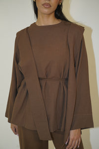 Ensemble fluide – Marron