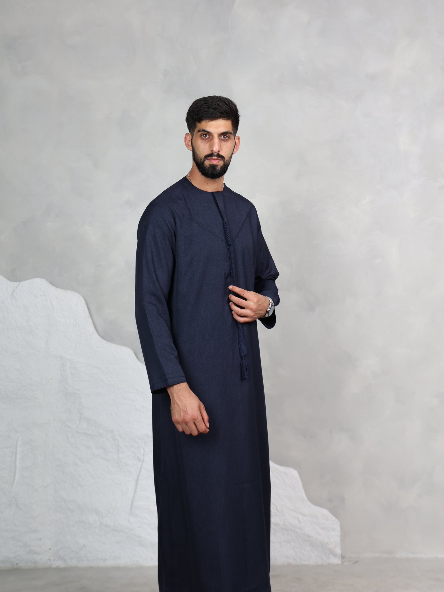Qamis bleu nuit